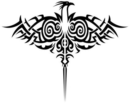 Tribal Phoenix Pic Free Tat